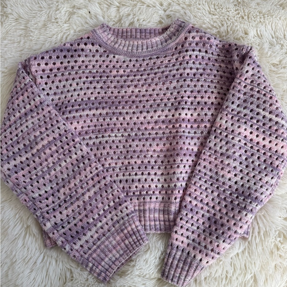H&M Girls Open Knit Sweater